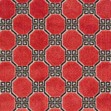 Schumacher Octavia Velvet Ruby 72796 Cut and Patterned Velvets Collection Indoor Upholstery Fabric