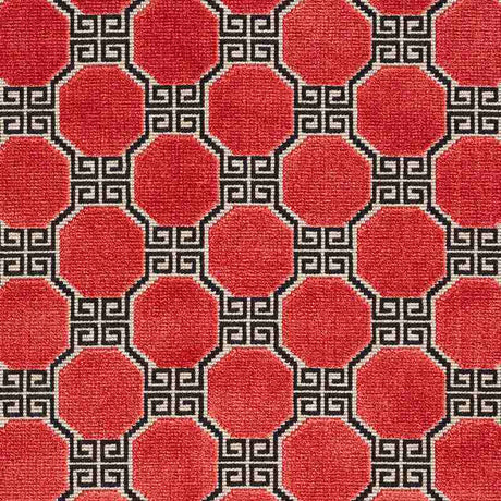 Schumacher Octavia Velvet Ruby 72796 Cut and Patterned Velvets Collection Indoor Upholstery Fabric