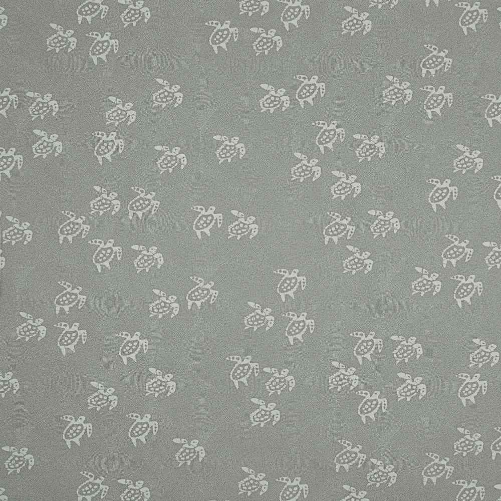 Schumacher Painted Turtles Sea Salt 175892 Steel Magnolia Collection Upholstery Fabric
