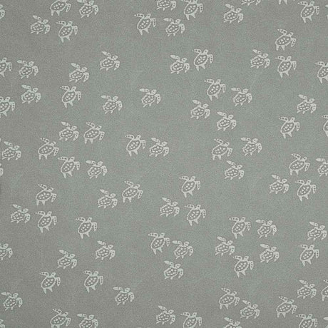 Schumacher Painted Turtles Sea Salt 175892 Steel Magnolia Collection Upholstery Fabric