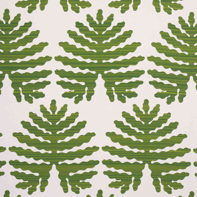 Schumacher Palma Sola Green 79181 Moon River Collection Upholstery Fabric