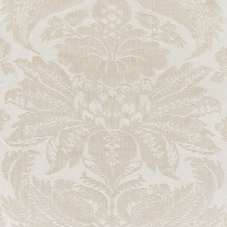 Schumacher Pavia Silk Velvet Platinum 73981 Cut and Patterned Velvets Collection Indoor Upholstery Fabric