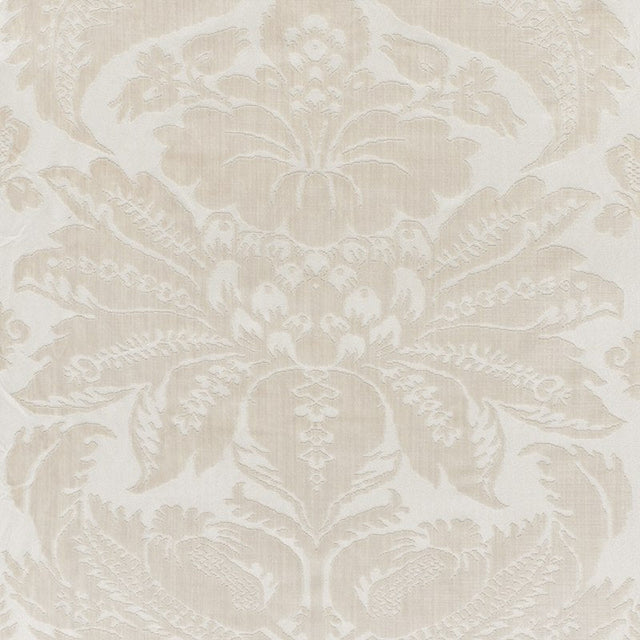 Schumacher Pavia Silk Velvet Platinum 73981 Cut and Patterned Velvets Collection Indoor Upholstery Fabric