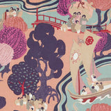 Schumacher Pearl River Blush 173062 Schumacher Classics Collection Indoor Upholstery Fabric
