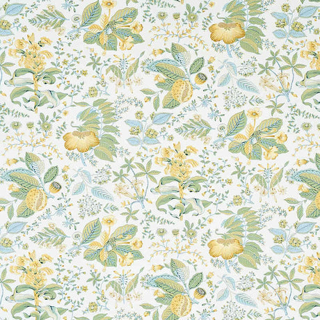 Schumacher Pomegranate Botanical Citron 178123 Schumacher Classics Collection Indoor Upholstery Fabric