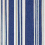 Schumacher Ponderosa Stripe Blue 76630 Indoor / Outdoor Linen Collection Upholstery Fabric