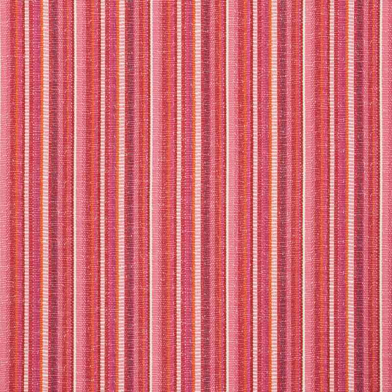 Schumacher Primavera Stripe Berry 73111 Indoor / Outdoor Prints and Wovens Collection Upholstery Fabric