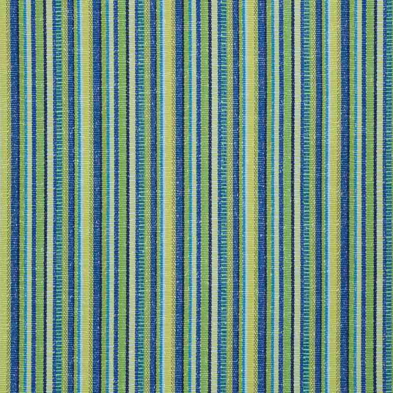 Schumacher Primavera Stripe Meadow 73113 Indoor / Outdoor Prints and Wovens Collection Upholstery Fabric