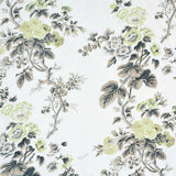 Schumacher Pyne Hollyhock Green Tea 174455 Schumacher Classics Collection Indoor Upholstery Fabric
