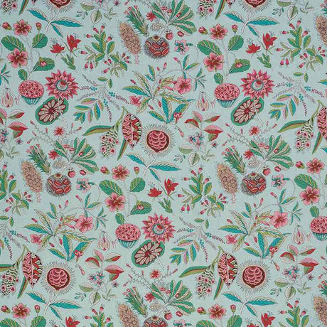 Schumacher Roca Redonda Mineral and Pink 178770 Schumacher Classics Collection Indoor Upholstery Fabric