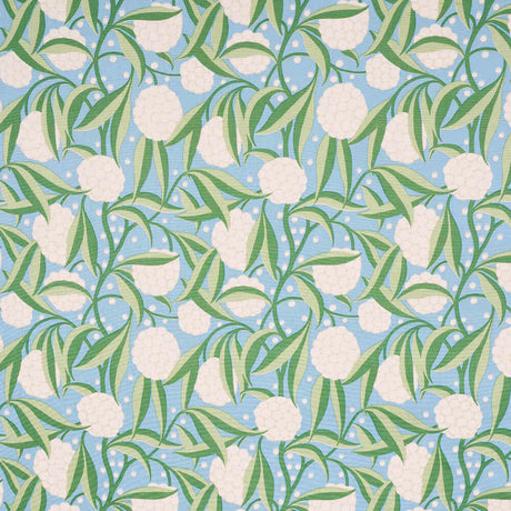 Schumacher Rubus Cotton Linen Delft 180070 Moon River Collection Indoor Upholstery Fabric