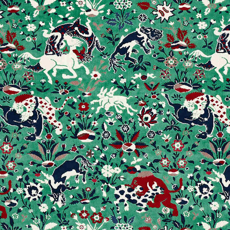 Schumacher Saint Ambrose Velvet Jade 80170 Cut and Patterned Velvets Collection Indoor Upholstery Fabric
