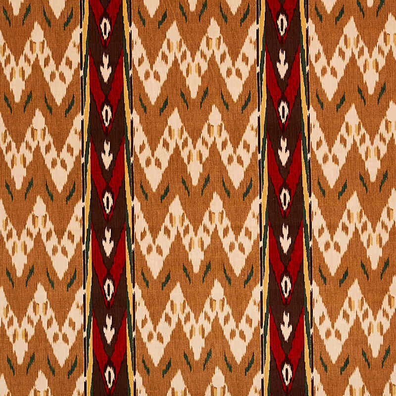 Schumacher Samar Ikat Velvet Gold 80240 Cut and Patterned Velvets Collection Indoor Upholstery Fabric