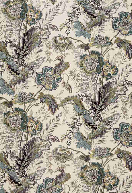 Schumacher Sandoway Vine Seaglass 174540 Schumacher Classics Collection Indoor Upholstery Fabric