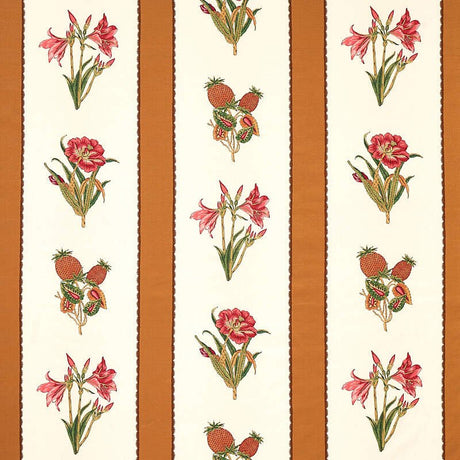 Schumacher Servilia Stripe Camel 179642 Schumacher Classics Collection Indoor Upholstery Fabric