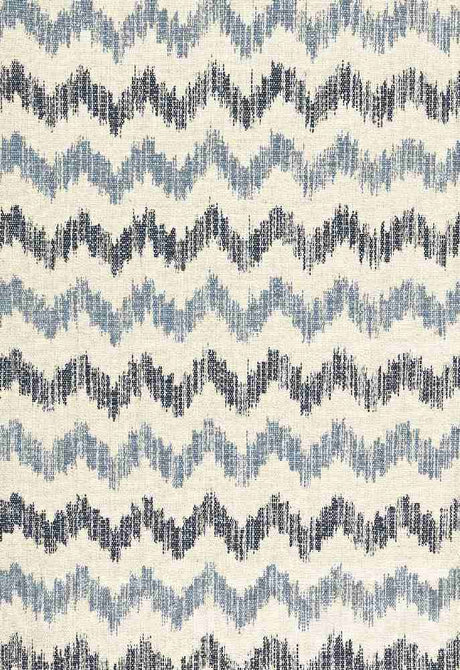 Schumacher Sierra Ikat Indigo 175310 Ikat Collection Indoor Upholstery Fabric