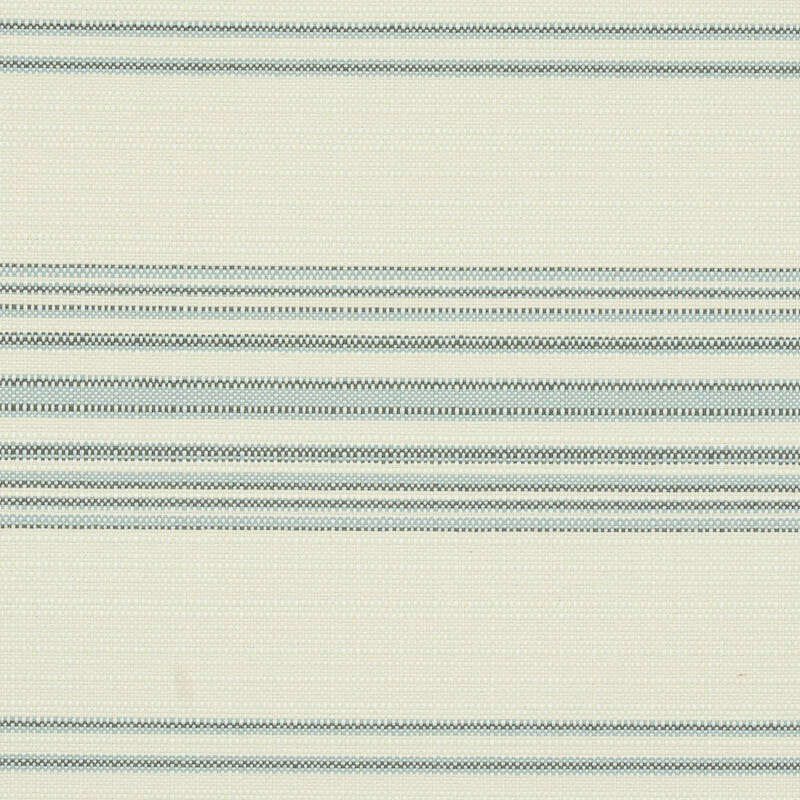 Schumacher Solana Stripe  Sky 79332 Indoor / Outdoor Prints and Wovens Collection Upholstery Fabric