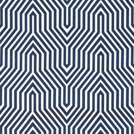Schumacher Vanderbilt Velvet Bleu 66194 Cut and Patterned Velvets Collection Indoor Upholstery Fabric