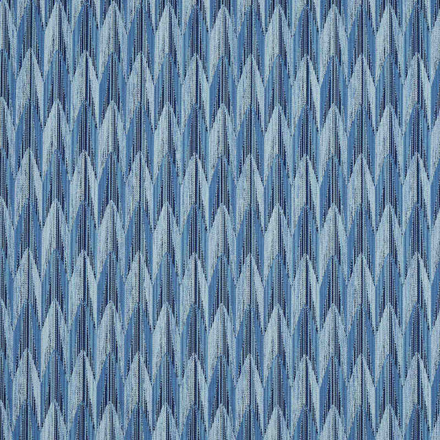 Schumacher Verdant  Blue 75912 Indoor / Outdoor Prints and Wovens Collection Upholstery Fabric