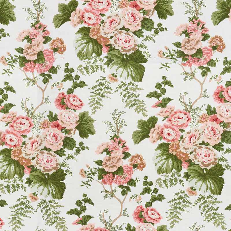 Schumacher Wycombe Park Pink 178112 Schumacher Classics Collection Indoor Upholstery Fabric