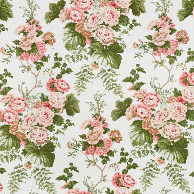 Schumacher Wycombe Park Pink 178112 Schumacher Classics Collection Indoor Upholstery Fabric