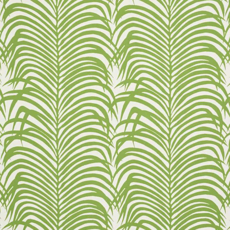 Schumacher Zebra Palm Leaf 73171 Indoor / Outdoor Prints and Wovens Collection Upholstery Fabric