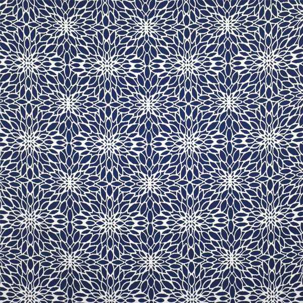 Silver State Sunbrella Penelope Indigo Roman Holidays Collection Upholstery Fabric