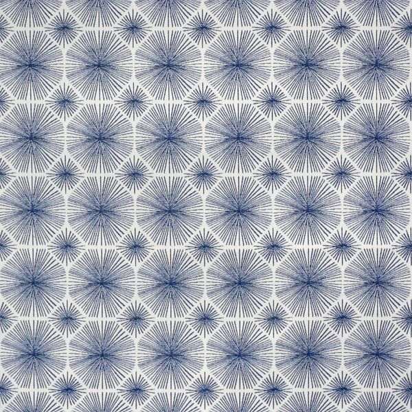 Silver State Sunbrella Sparkler Indigo Roman Holidays Collection Upholstery Fabric