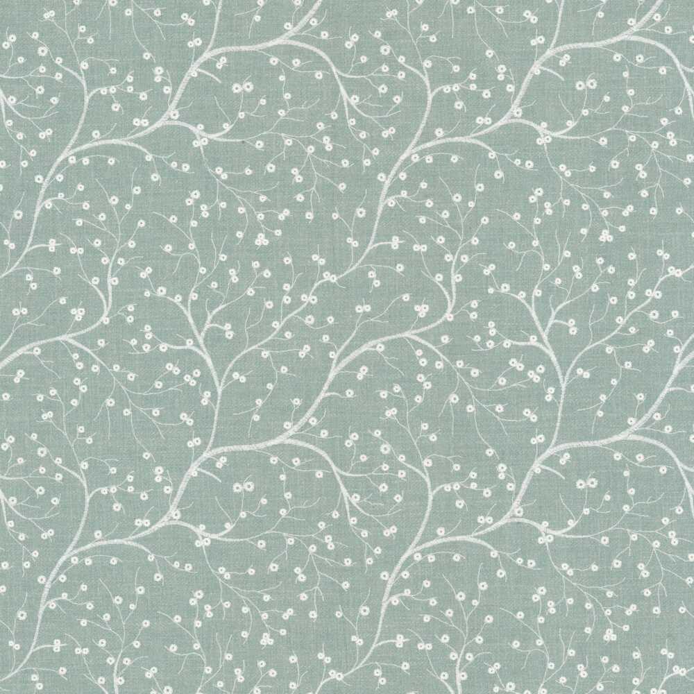 Stout Crumpet Aqua 3 Rainbow Library Collection Multipurpose Fabric