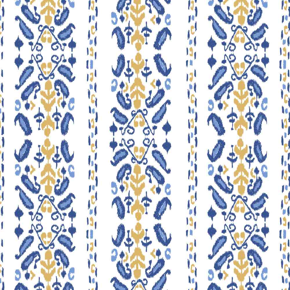 Stout Ikat Frenchblue 3 Comfortable Living Collection Multipurpose Fabric