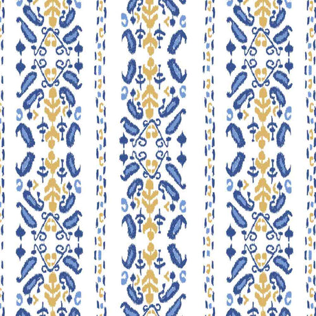 Stout Ikat Frenchblue 3 Comfortable Living Collection Multipurpose Fabric