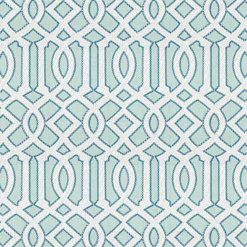 Stout Interlachen Emb Shorebreak 7801-17 Bassett McNab Collection Upholstery Fabric