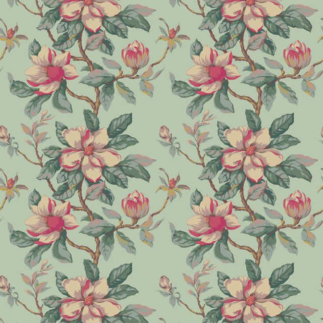 Stout Magnolia Grandiflora  7460-15 Bassett McNab Collection Multipurpose Fabric
