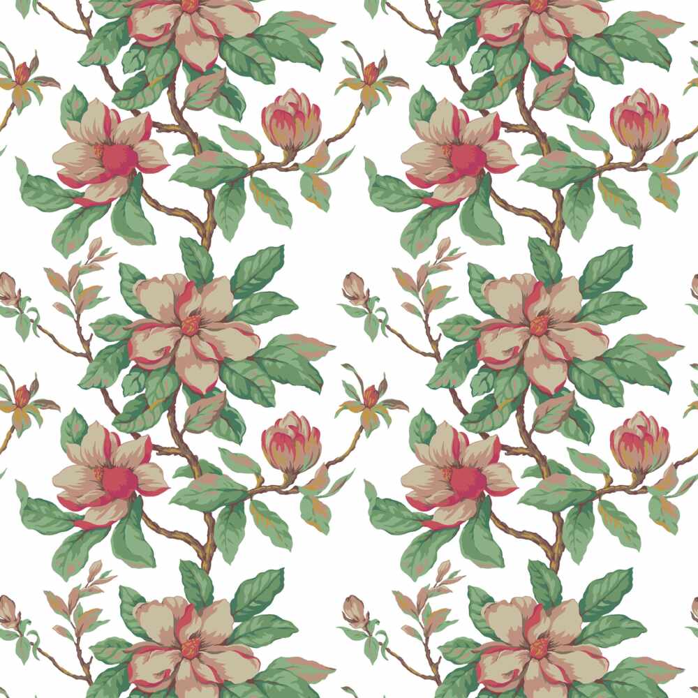 Stout Magnolia Grandiflora  7460-3 Bassett McNab Collection Multipurpose Fabric