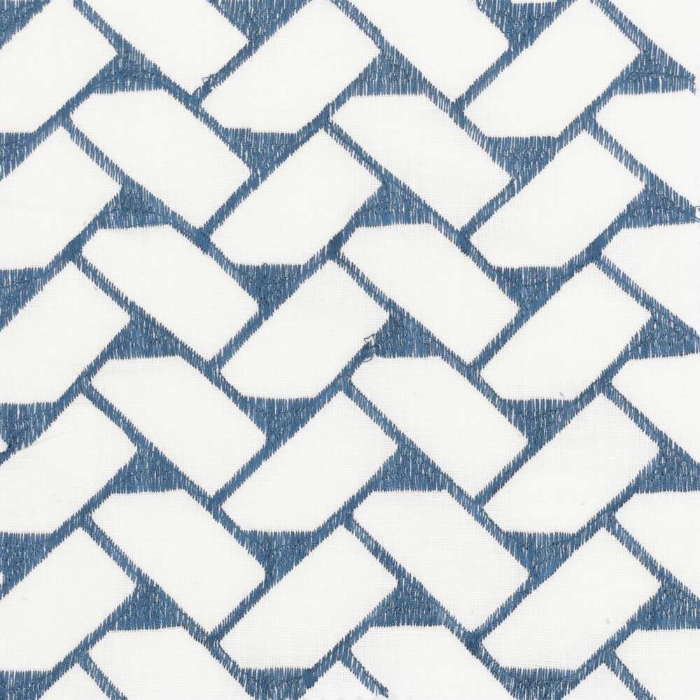 Stout Tattled Sapphire 1 Color My Window Collection Drapery Fabric