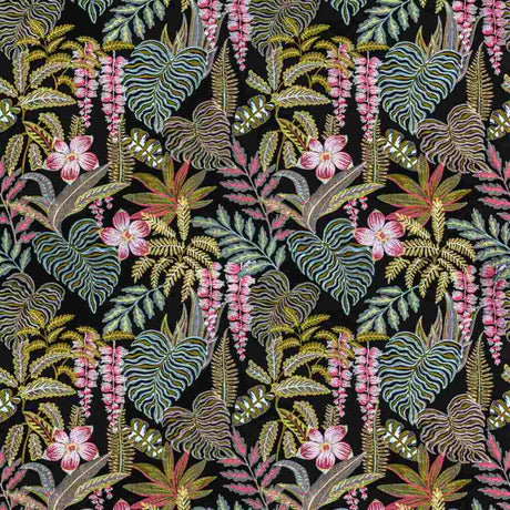 Stout Tropicale Black 7806-10 Bassett McNab Collection Multipurpose Fabric