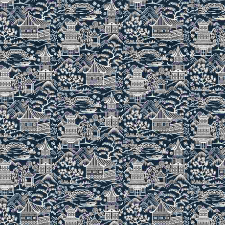 Stout Upsala Navy 1 Rainbow Library Collection Multipurpose Fabric