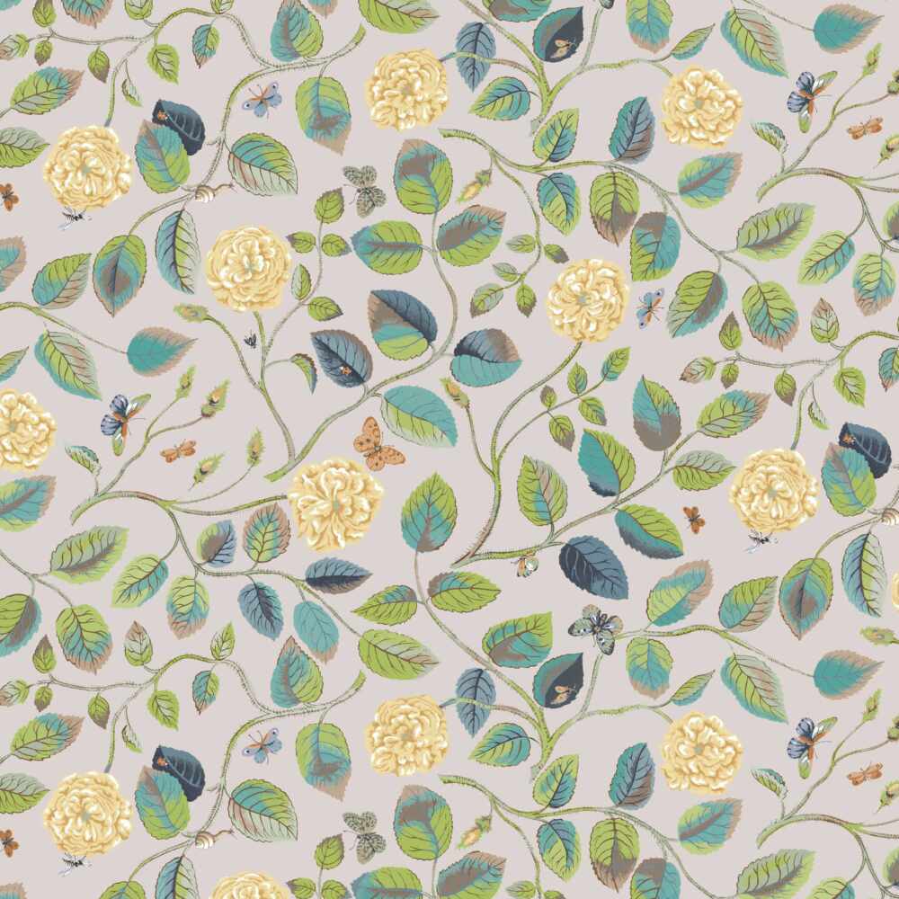 Stout Wandering Rose Dusk 7830-4 Bassett McNab Collection Multipurpose Fabric