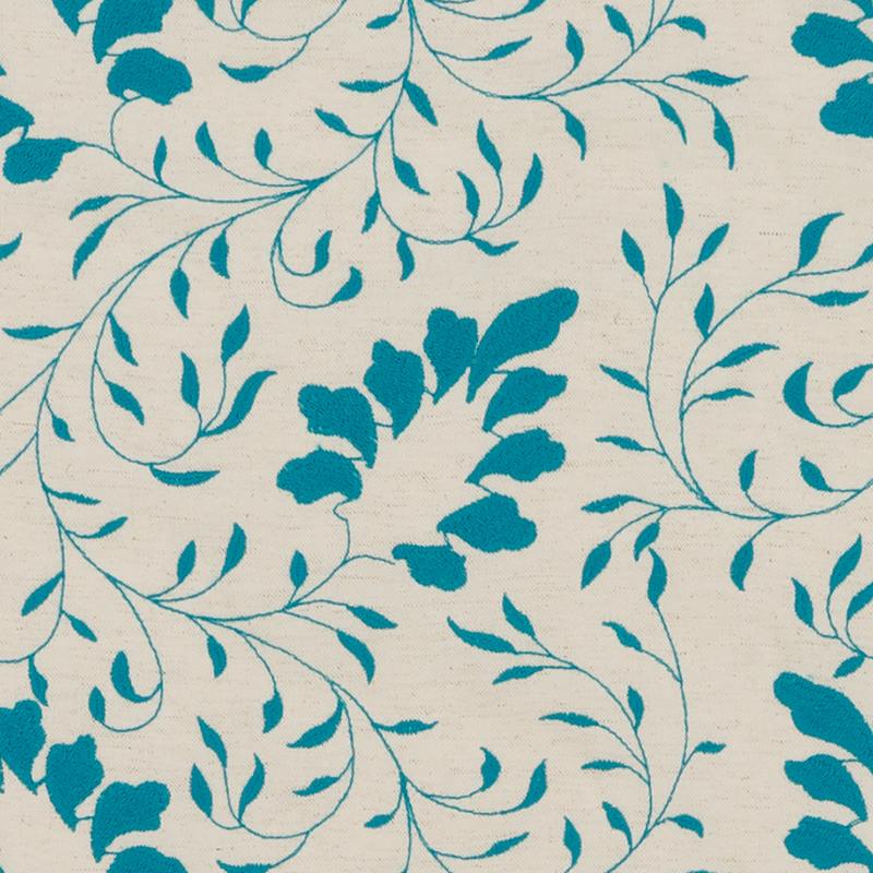 Suburban SA61780-57 Teal Nostalgia Prints and Wovens Collection Multipurpose Fabric