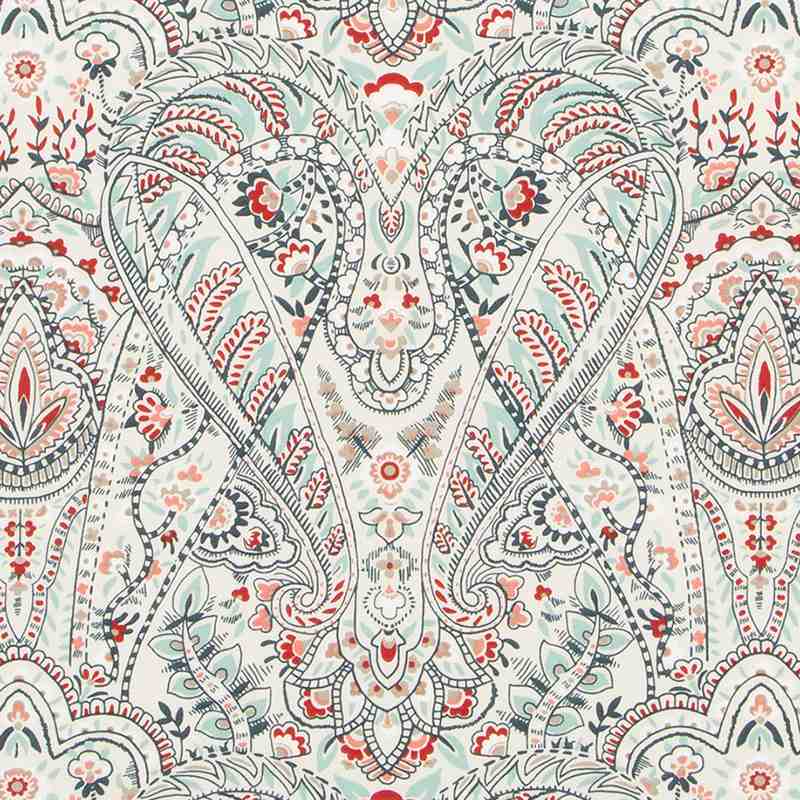 Suburban SE42628-215 Multi Nostalgia Prints and Wovens Collection Indoor Upholstery Fabric