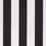 Sunbrella Beaufort Black / White 6 Bar 5704-0000 46-Inch Stripes Awning / Shade Fabric