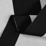 Sunbrella Beaufort Black / White 6 Bar 5704-0000 46-Inch Stripes Awning / Shade Fabric