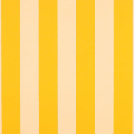 Sunbrella Beaufort Yellow / White 6 Bar 5702-0000 46-Inch Stripes Awning / Shade Fabric