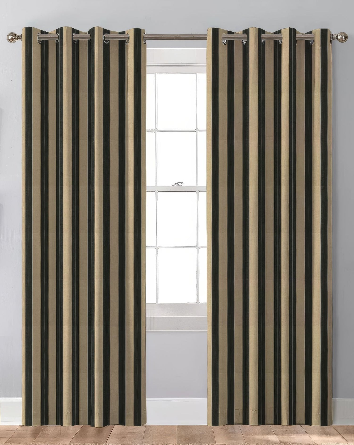 Sunbrella Berenson Tuxedo Indoor/Outdoor Curtain Panel