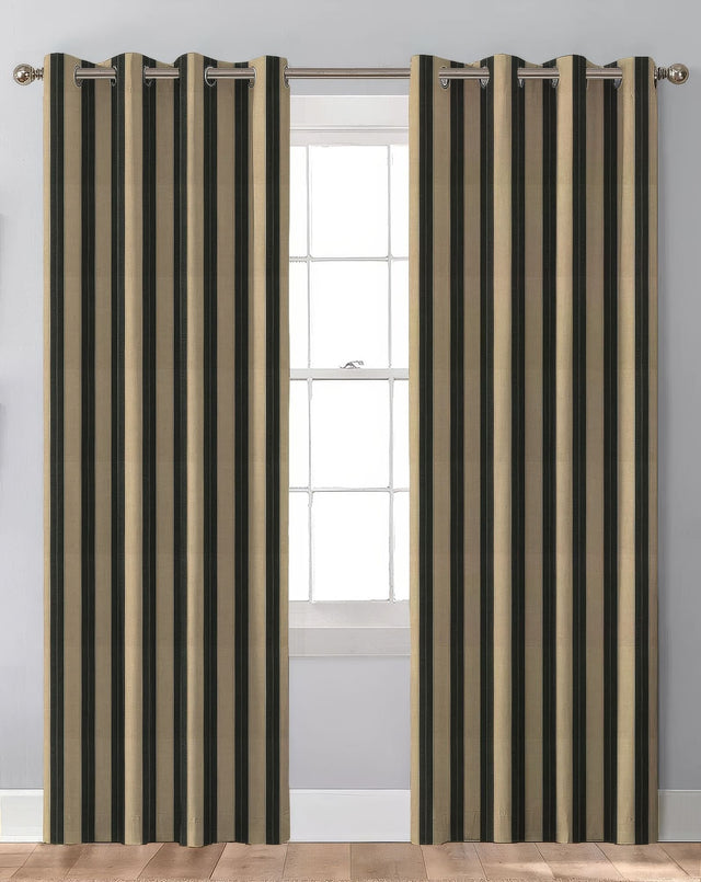 Sunbrella Berenson Tuxedo Indoor/Outdoor Curtain Panel
