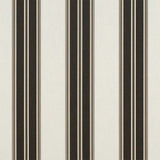 Sunbrella Black / Taupe Fancy 4946-0000 46-Inch Stripes Awning / Shade Fabric