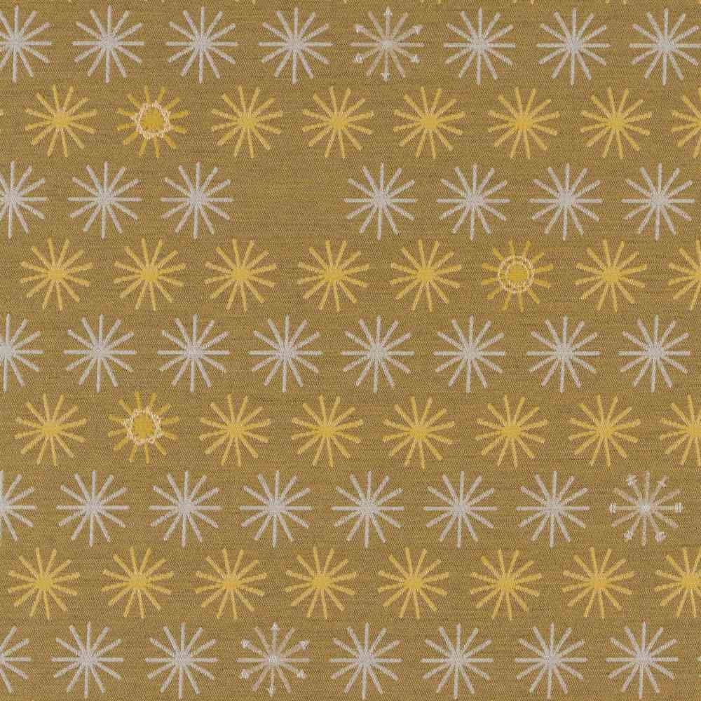 Sunbrella by Mayer Spokes Goldenrod 435-002 Vollis Simpson Collection Upholstery Fabric