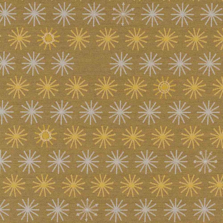 Sunbrella by Mayer Spokes Goldenrod 435-002 Vollis Simpson Collection Upholstery Fabric