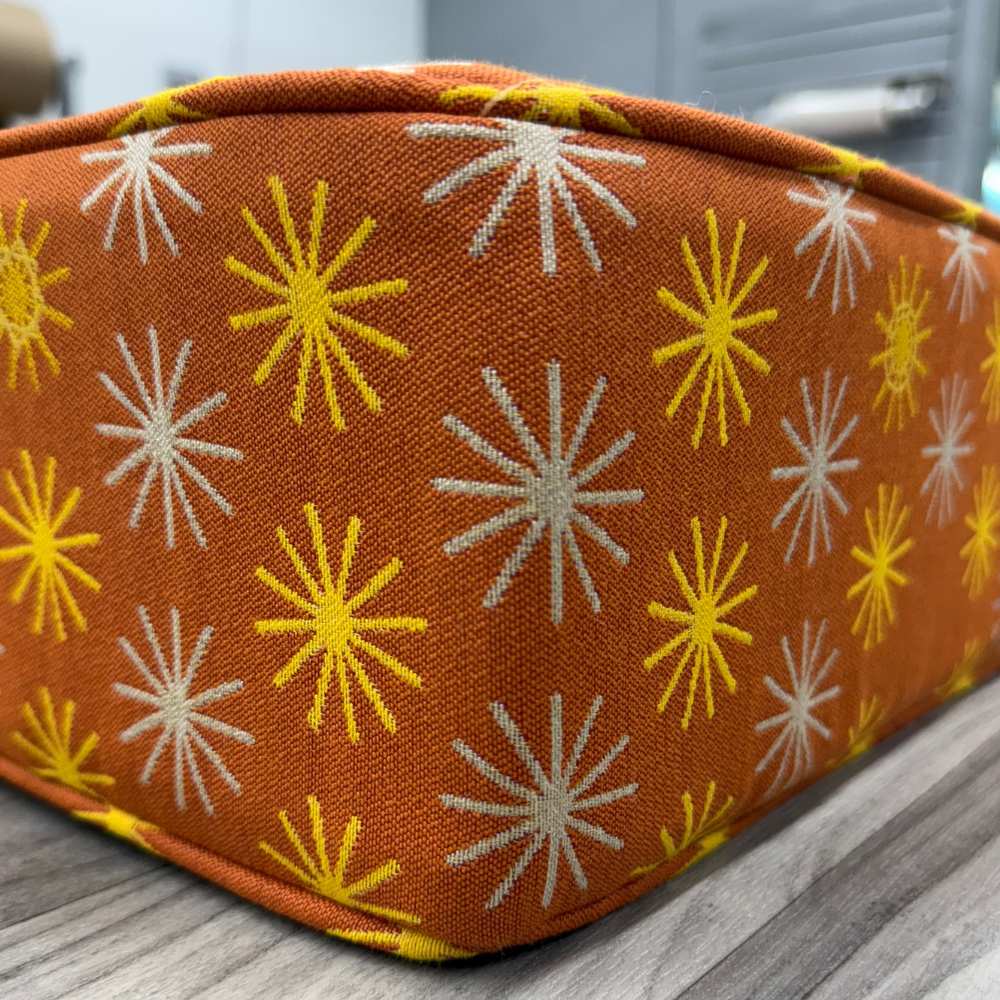 Sunbrella by Mayer Spokes Sunset 435-009 Vollis Simpson Collection Upholstery Fabric