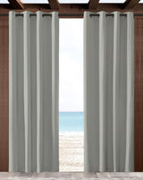 Sunbrella Canvas Granite Indoor/Outdoor Curtain Panel